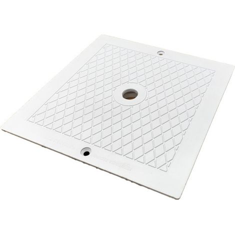 Couvercle d'écumoire carré 25,4 cm – Plastique haute qualité – Installation facile – Pour skimmer de piscine et spa