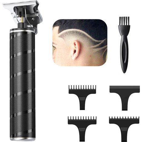 Tondeuse À Cheveux - Lame En T - Étanche IPX4 - Sans Fil Rechargeable - Autonomie 120 Min - Pour Homme - 1 Pièce (1/5)
