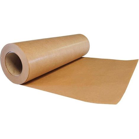 Ecleanfy - Papier cadeau - AIMOONSA - 30 cm x 50 m - Marron - Kraft recyclable - Contact alimentaire (1/5)