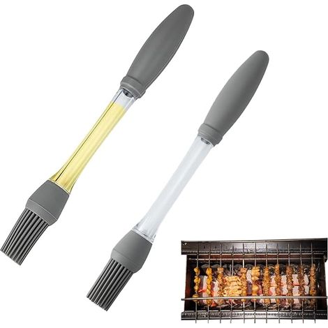 2 Silikon-Küchenpinsel, zum Grillen und Backen (1/4)