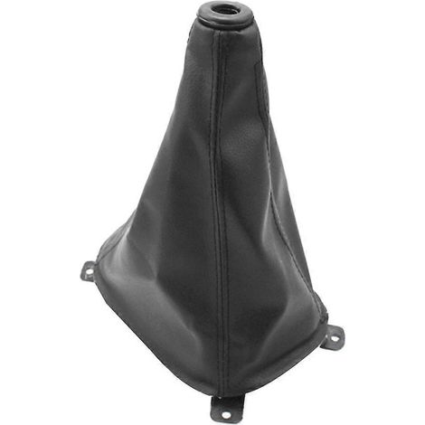 Gaine anti-poussière en PU pour levier de vitesse manuel, housse de protection noire pour pommeau de vitesse, étanche et résistante, compatible avec la plupart des véhicules, remplacement facile. (1/5)