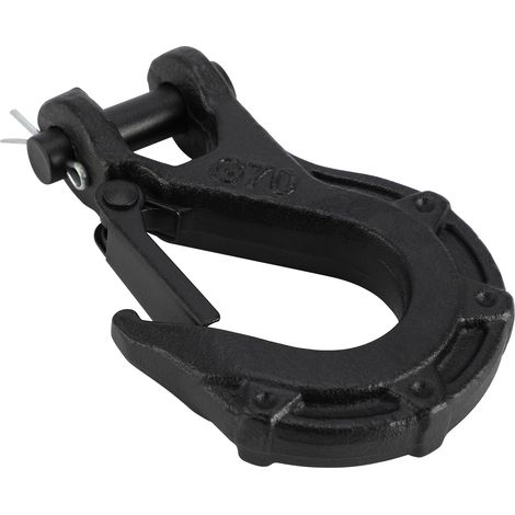 Gancho para cabrestante de 3/8 de pulgada, gancho de acero forjado para cabrestante para ATV, UTV, SUV, camiones y remolques. Accesorios para cabrestantes. (1/5)