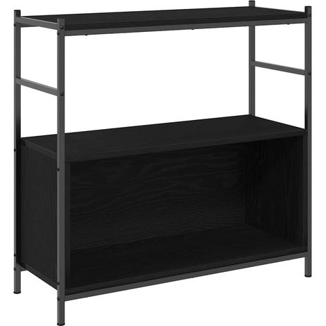 Étagère Chêne noir 80 x 30 x 78.5 cm Bois d'ingénierie (1/5)