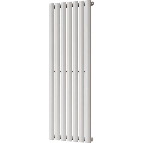 Omeara - White Vertical Radiator H1200mm x W406mm Single Panel