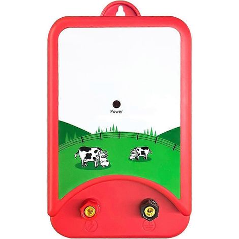 Chargeur de clôture électrique pour contenir le bétail et empêcher les animaux sauvages d'entrer dans le système de clôture électronique (prise UE). (1/5)