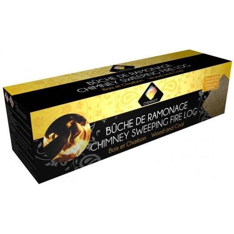 Bûche de ramonage - Matériaux de qualité - Tirage optimal