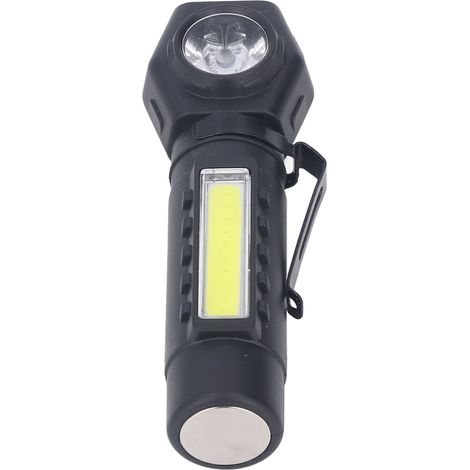 Lampe frontale LED COB professionnelle haute luminosité, rechargeable par USB, portable, idéale pour le camping et la randonnée. (1/5)