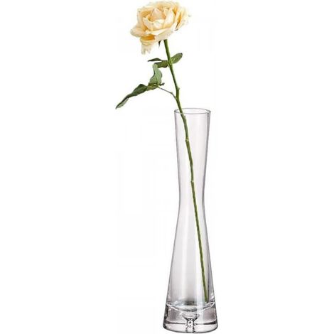 Vase à fleurs en verre, vase décoratif transparent pour bourgeons, vase à tige unique pour la décoration de la maison, des mariages et de Noël (1/5)