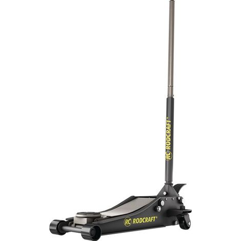 Gato de carretilla RH 216 Capacidad 2,5 t Carrera 425 mm Altura total 75 mm Altura final 500 mm RODCRAFT