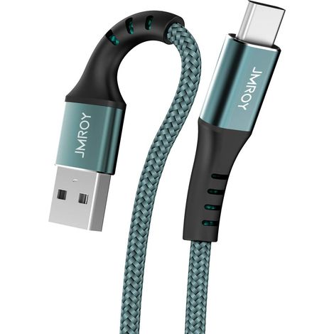 Câble de charge USB Type-C de 3 m, 3A, charge rapide, nylon tressé, chargeur pour Samsung Galaxy S21, S20, S10, S9, S8, A12, A21, A51, Huawei P40, P30, P20, LG, Sony (1/5)