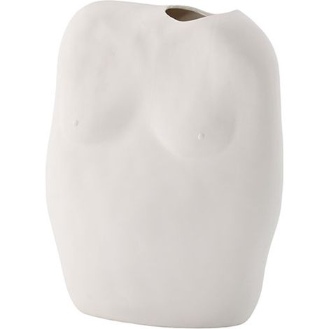 Romie vase blanc cassé.