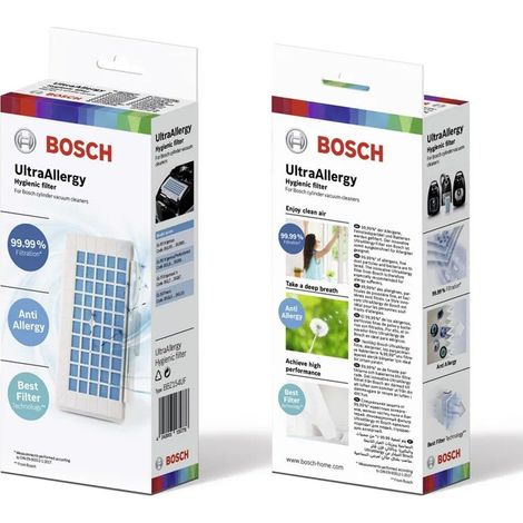 Filtre hygiénique HEPA Bosch UltraAllergy pour aspirateur 17004549 (1/3)