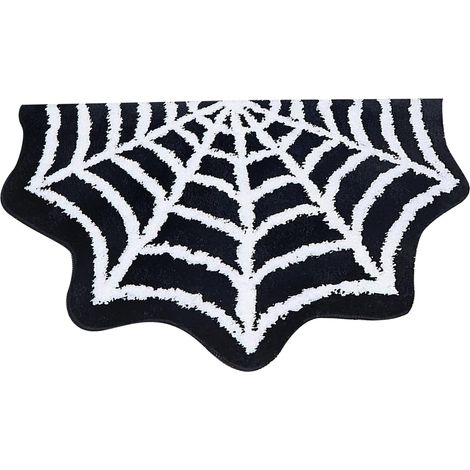 CCYKXA Halloween Bath Mat 31.5x19.69 Inch Spider Web Bathroom Mat Web Gothic Non-Slip Rug. (1/5)