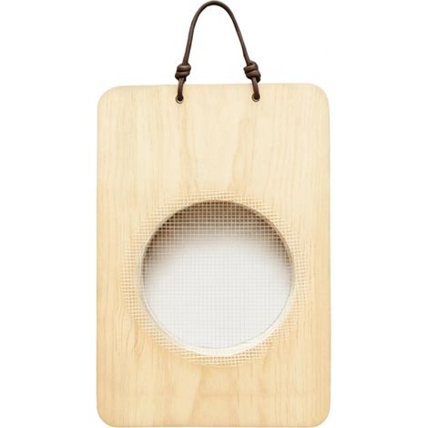 Jardinière murale en bois naturel pour orchidées, suspendue (1/4)