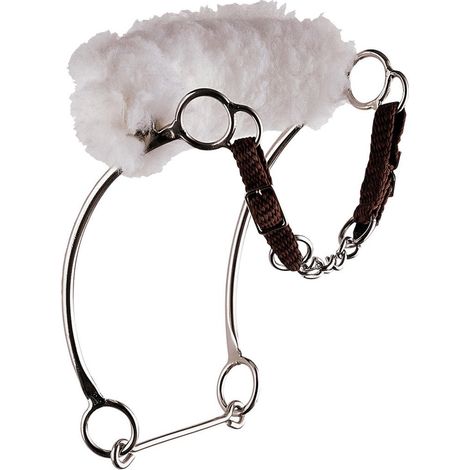 Modèle Hackamore Kombi en acier inoxydable avec underbarber