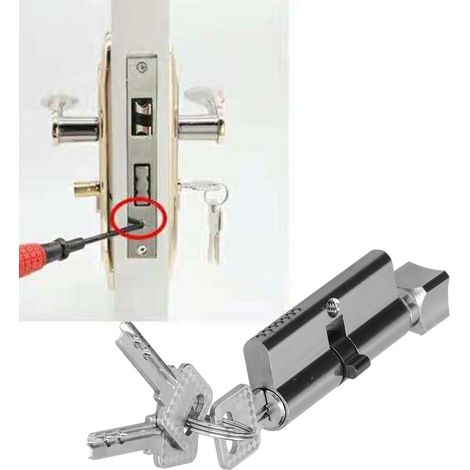 Innenschließzylinder aus Aluminium-Eisen-Legierung für Türen mit einer Dicke von 3550 mm (1/5)