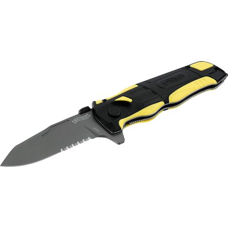 Rettungsmesser Walther pro rescue gezahnte Klinge Glasbrecher (1/5)