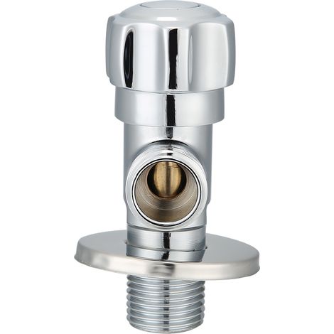 G1/2-Zoll-Kupfer-Eckventil, Absperrventil für Waschbecken, Küchenarmatur, Warmwasserbereiter, Toilette (1/5)