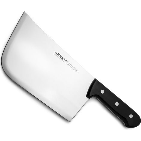 Arcos Coltello da Macellaio Cleaver – Lama in Acciaio Inossidabile Nitrum 25 cm – Manico in Poliossimetilene (POM), Colore Nero – Serie Universal (1/5)