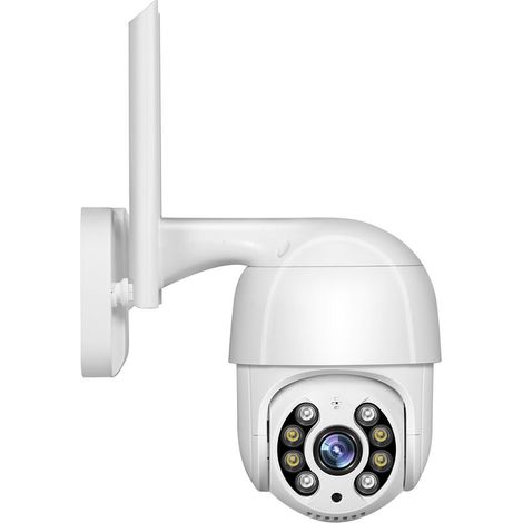 Caméra de surveillance WiFi extérieure 1080P 2MP, microphone et haut-parleur, IP66, audio bidirectionnel – DELKEVIC (1/4)