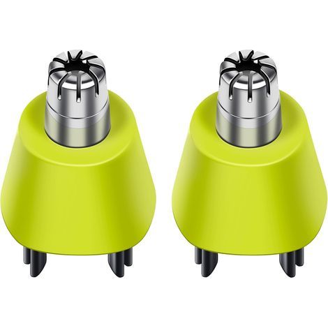 Pack of 2 replacement heads for Philips One-Blade nose hairs QP2520/90, QP6510/70, QP6530/70, QP652070 (1/5)