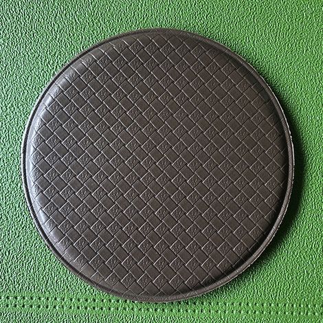Heat-resistant, high-temperature resistant, simple anti-scalding mat, round placemat, suitable for home use, including casserole dishes and bowls - brown - 12cm diameter
