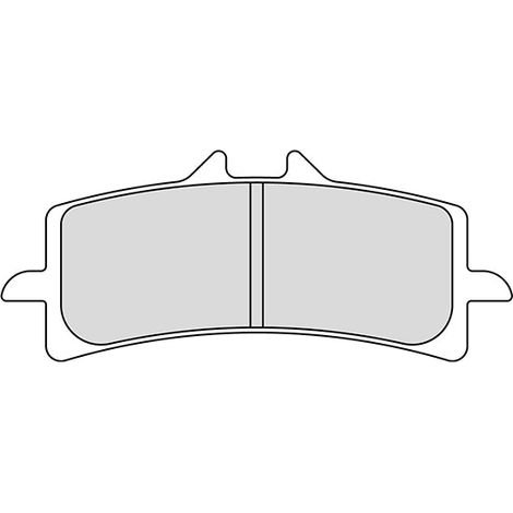 Plaquette de frein Racing Carbone/Céramique - R90 pour etrier BREMBO Evo M50