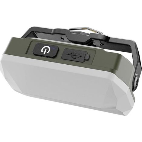 Luce LED da esterno, magnetica, ricaricabile, portatile, luce di emergenza, luce da lavoro, 3 modalità di illuminazione, per uso esterno, campeggio, garage (1/5)