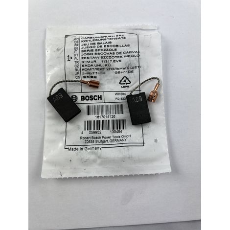 Original Ersatzteil BOSCH 1617014126 Bürstensatz für GBH11DE, GBH10DC, GSH10C, GSH11E