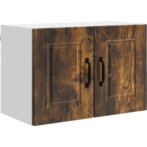 Maison Exclusive - Meuble mural PORTO Chêne fumé 60 x 31 x 40 cm Bois d'ingénierie (1/5)