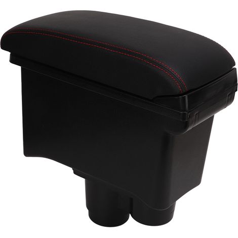 Console central accoudoir boîte avec 3 ports USB double couche rangement similicuir pour Duster 2019‑2022 (1/5)