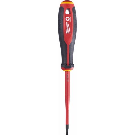 Milwaukee Tri-Lobe Schrauberdreher, VDE geprüft 5-teiliges Set SL/PZ/Spannungsprüfer (1/5)