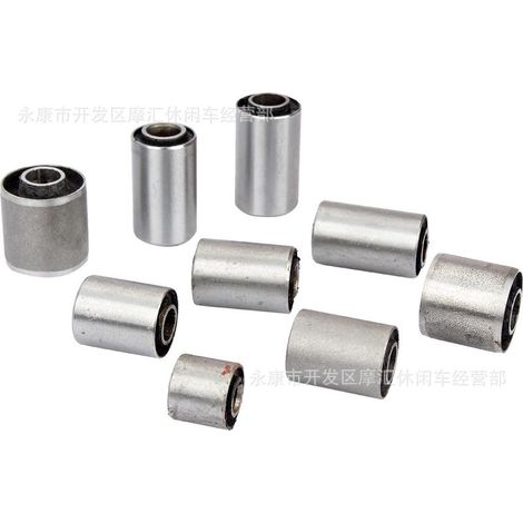Accessoires pour mini moto, voiture de sport deux temps 47-49cc, roue avant 90/65-6,5 pouces jante acier/aluminium, dimensions - 30x12x35mm. (1/5)