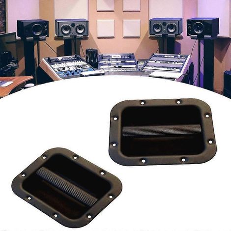2 poignées pour haut-parleur, caisson de basses, amplificateur, enceinte, poignée en métal (1/4)