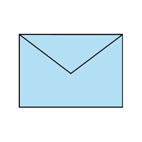 Enveloppe c6 papier ministre 5 pcs. aqua blue