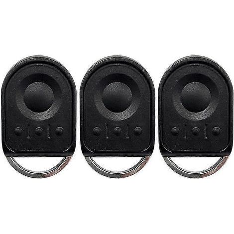 Lot de 3 télécommandes de porte de garage pour ouvre-porte Somfy Keygo Keytis 2 NS RTS 4 433 MHz (azote) (1/5)