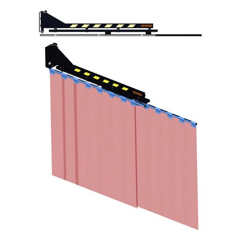 Brazo basculante para pared con sistema de bloqueo y telescópico KEMPER                 Con sist. de bloqueo y telescópico 15 m a 2 m