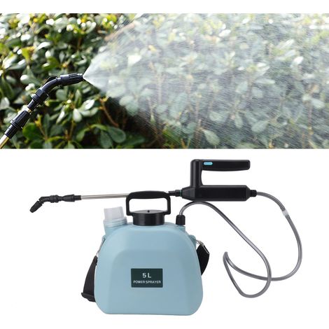 Kleine elektrische Schulterspritze, Gießkanne, Gartenspritze, Landwirtschaftsspritze, Desinfektionsspritze, Haushaltsspritze, 5 l blau. (1/5)
