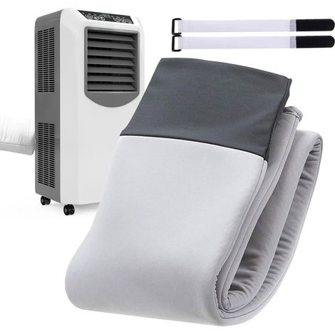 Gaine de Climatiseur - Enveloppe Isolante Thermique Pour Tuyau Climatiseur Portable,Enveloppe Lavable Pour Tuyau D'évacuation Pour Chambre Hôtel Appartement (1/5)