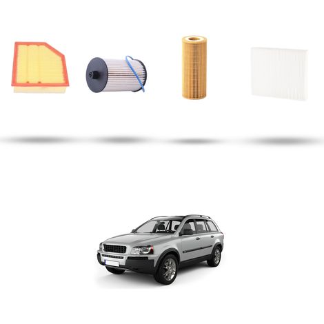 Kit tagliando 4 filtri compatibile con Volvo XC90 2.4 D5 147Kw dal 2011 al 2014 (1/5)