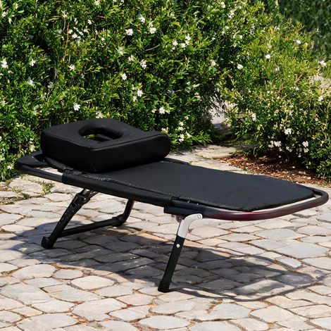 Transat pliable en bois 190 x 56 x 28 cm (1/5)