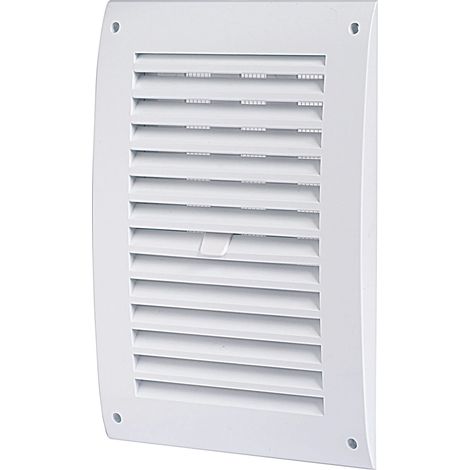 Griglia Quadra Ø190/190 In Abs - Colore: Bianco - Articolo: 975102101