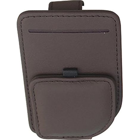 BRAVIX Porte-lunettes de soleil pour visière de voiture, clip de carte de ticket, pochette de rangement pour pare-soleil de voiture, clip de carte de ticket, clip de lunettes de soleil pour visière de (1/5)