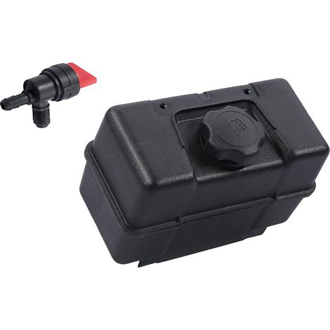 691993 Bidon de gaz en plastique de 4 litres avec vanne d'arrêt et bouchon (1/5)