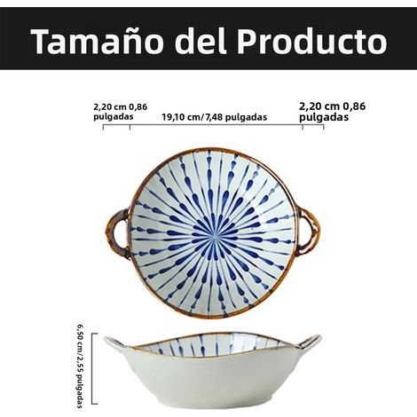 (Style B) Bol à soupe japonais en céramique de 7,5 pouces avec poignée, convient à une utilisation domestique et au micro-ondes. (1/5)
