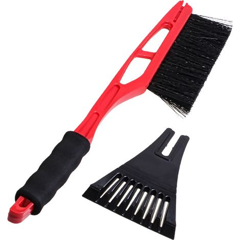 Outil de déneigement - Outil de déneigement Brosse à neige 2 en 1 55 cm