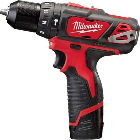 Milwaukee - 12V Akku-Schlagbohrschrauber, 2 x 2,0 Ah Akkus, Ladegerät 4933441940 (1/5)