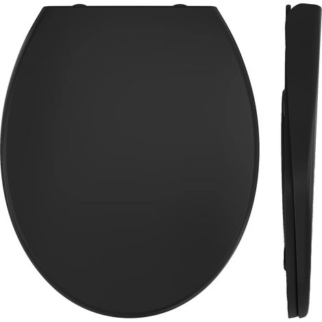 Toilettensitz, langsame Absenkautomatik, Schnellverschlussfunktion, WC-Set (1/2)