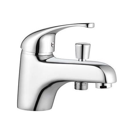 Rückflussmischer Bad Dusche ROUSSEAU CARDIFF Einloch chrom - Wasserersparnis - Glänzende Ausführung (1/2)