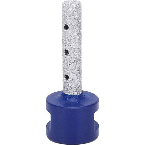Foret diamanté à sec pour filetage, à queue droite, alésage polis, à ouverture brasée, 10 mm (1/5)
